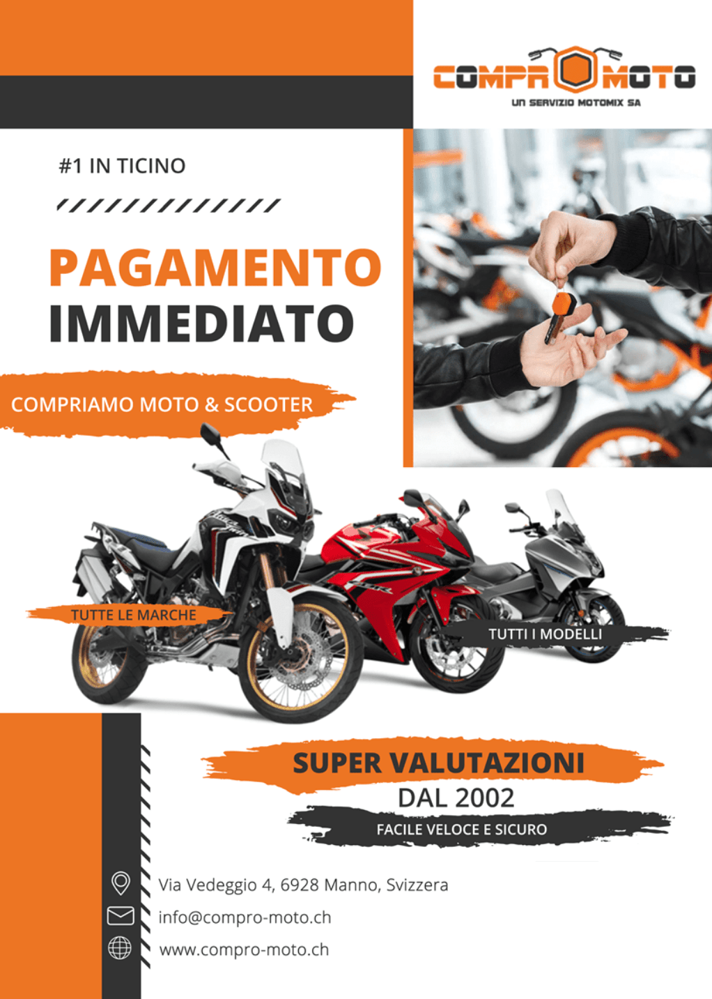 compro moto & scooter Mendrisio