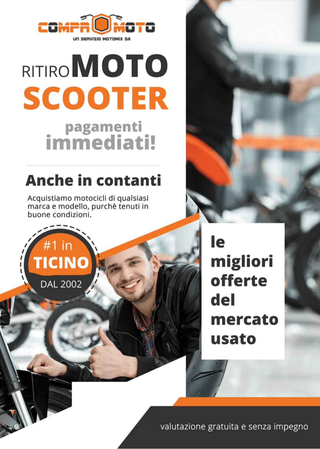 ritiro scooter usati Massagno